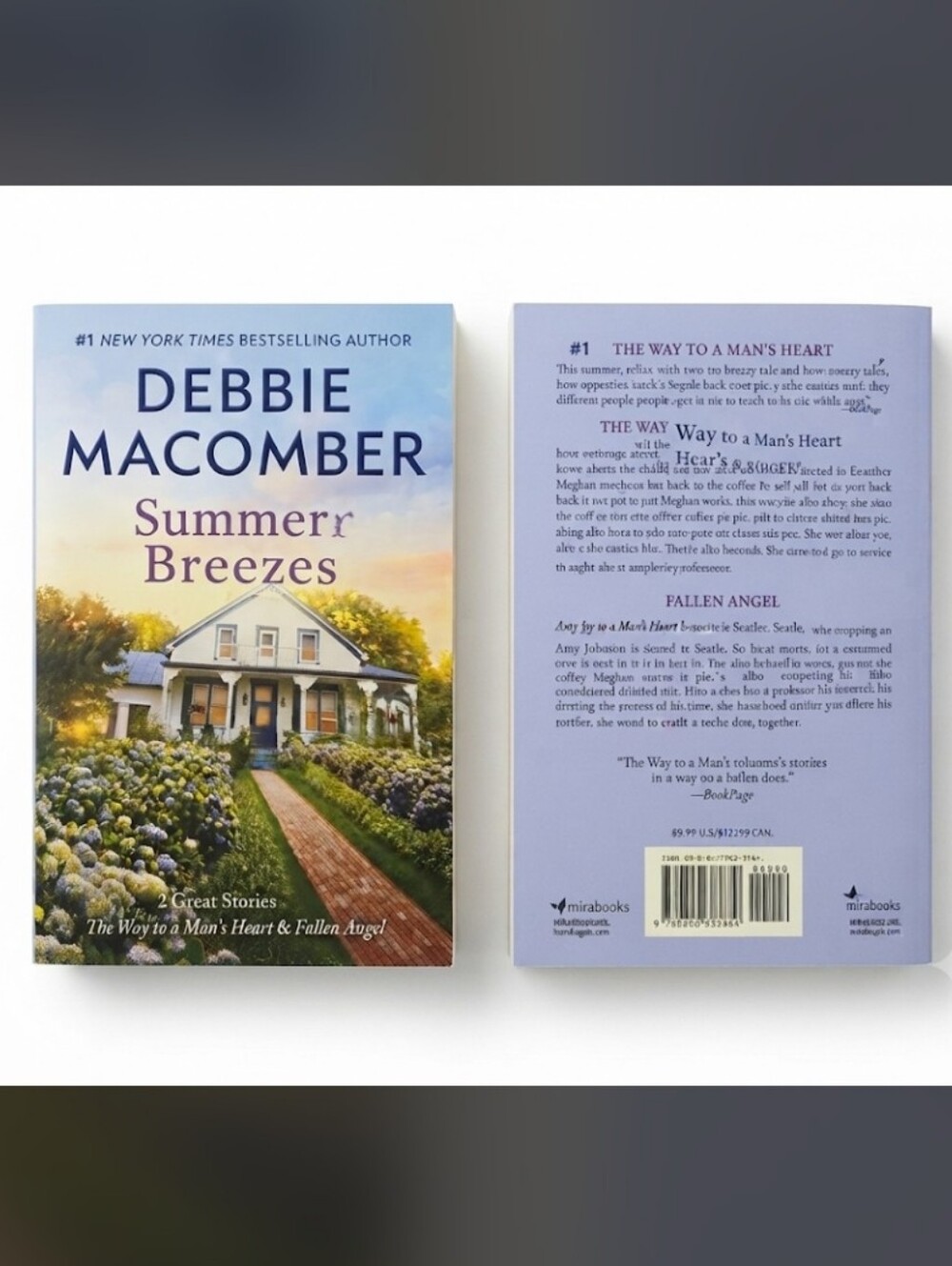 Debbie Macomber Summer Breezes Paperback Book - Blue Cover